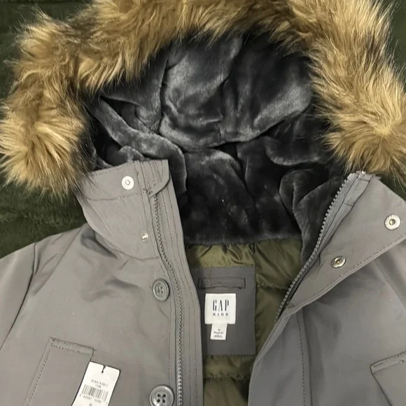 GAP Gray Puffer Jacket